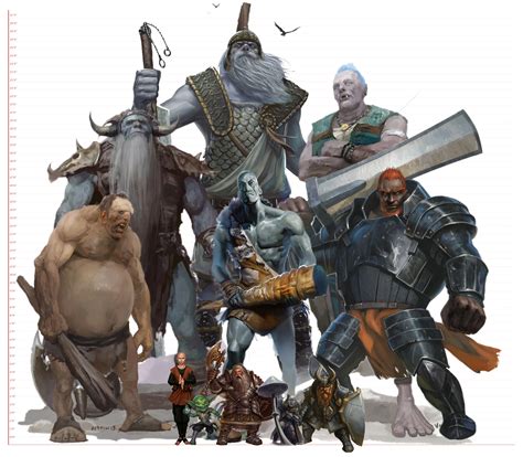 [OC] Race Height Chart (Fixed Dragonborn) : r/DnD