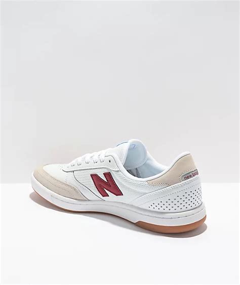 New Balance Numeric 440 White & Red Skate Shoes