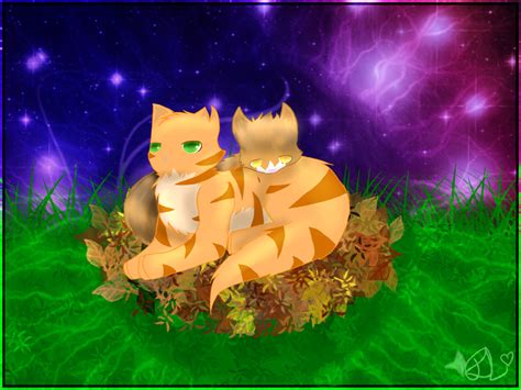 Firestar and Spottedleaf- Into the Stars by Rainstarlightsky on DeviantArt