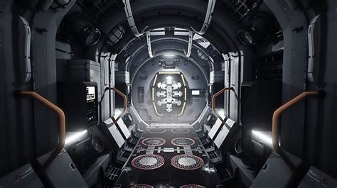 Sci Fi Space Airlock, Shaun Davies | Sci fi, Concept art, Sci fi art