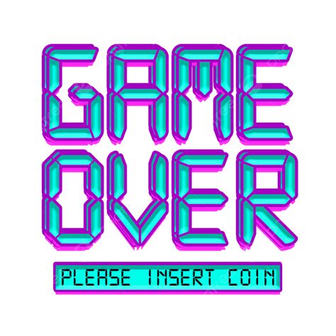 Game Over PNG Transparent, Game Over Pixel Wind Font, Over, Games Over, Game PNG Image For Free ...