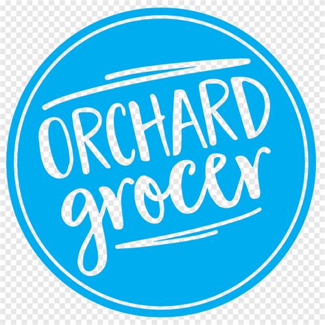 Orchard Grocer Orchard Street Logo Brand, blue, text png | PNGEgg