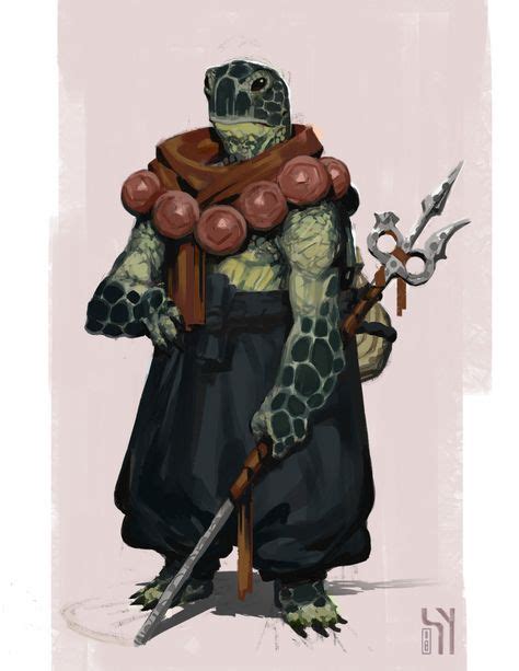 ArtStation - Tortle Monk, Steven Yaffe in 2020 | Dnd characters, Concept art characters, Dnd races