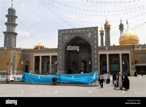 Fatima mosque in Qom, Iran Stock Photo - Alamy