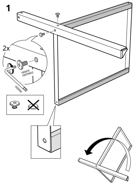 IKEA KNARREVIK Bedside Table Instruction Manual
