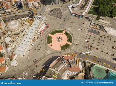 Aerial View of Taksim Square Stock Photo - Image of view, square: 118269170