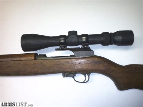 ARMSLIST - For Sale: M1 Carbine scope mount with 3x9 scope