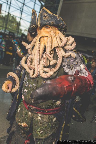 Davy Jones (Pirates of the Caribbean) #cosplay at New York Comic Con ...