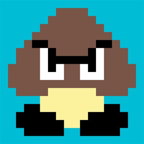 Pixilart - 8 bit goomba by LegoLukeTS