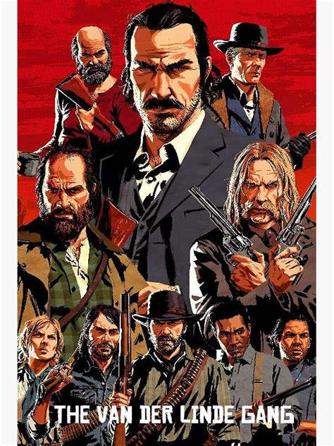 "Arthur Morgan The Van Der Linde Gang" Poster for Sale by Vintage-Travler | Redbubble