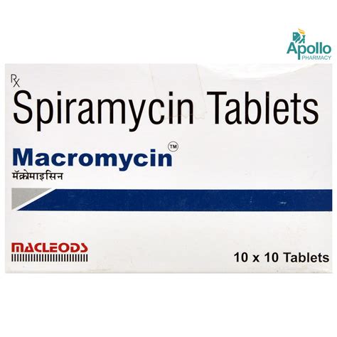 SPIRAMYCIN: Uses, Side Effects and Medicines | Apollo Pharmacy