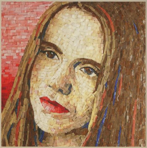 Pin by Sue Knott on portrait mosaics | Mosaic portrait, Mosaic, Paper ...