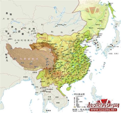 明朝地图，大明王朝兴衰图_明朝历史 - 古宫历史网