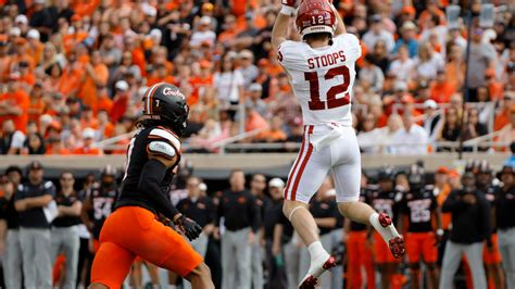 Drake Stoops addresses non-call late in Bedlam rivalry game