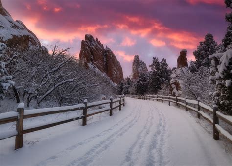 Garden of the Gods Winter Morning | Lars Leber Photography