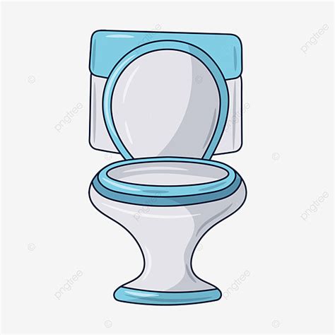 Hand Drawn Style Vector Art PNG, Toilet Seat Vector Illustration ...