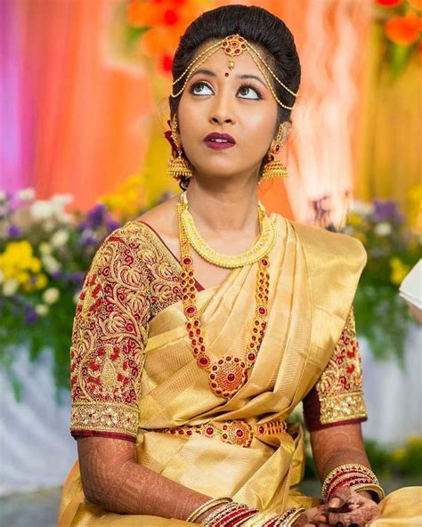 Pattu Saree Colors Indian Wedding Makeup, Bridal Makeup Wedding, Bridal Makeup Artist, Bridal ...