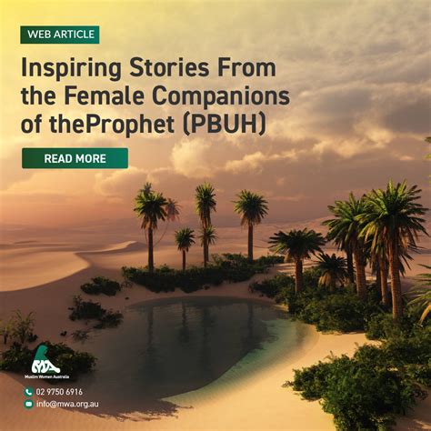 Inspiring Stories From the Female Companions of the Prophet (PBUH ...