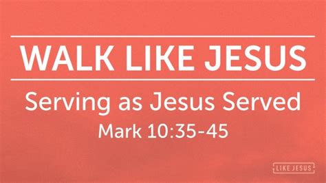 Serving as Jesus Served - Logos Sermons