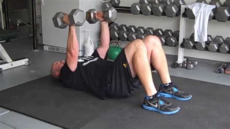 Dumbbell Floor Press & Variations - YouTube