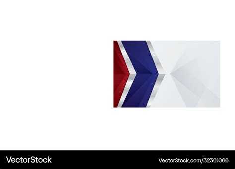 Luxury background with silver border and red blue Vector Image