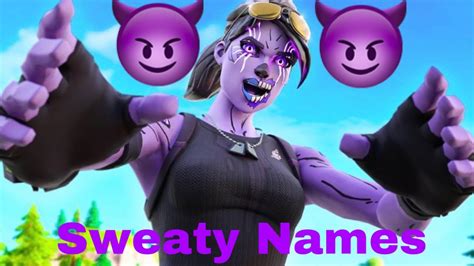 Sweaty Fortnite Names