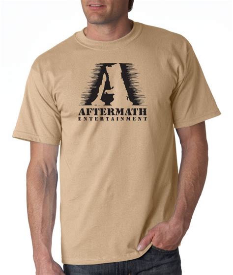 Aftermath Entertainment Logo T Shirt Hip Hop Tee Compton Rap