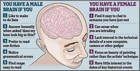 Do you have a male or female brain? How women could earn more by thinking like men - People's ...