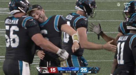 WATCH: Panthers QB Baker Mayfield Celebrates Win By Headbutting ...