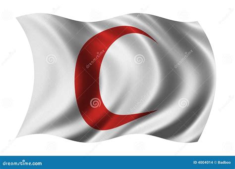 Red Crescent Flag editorial stock image. Illustration of healthcare - 4004014