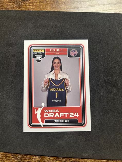 CAITLIN CLARK ROOKIE Card 2024-25 Panini Instant WNBA Draft Night ...