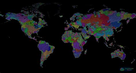 These maps show the world’s rivers in stunning detail | World Economic ...