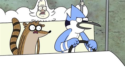 Regular Show - Mordecai, Rigby And Skips VS Pops - YouTube