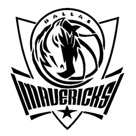 NBA Dallas Mavericks Logo Stencil | Free Stencil Gallery