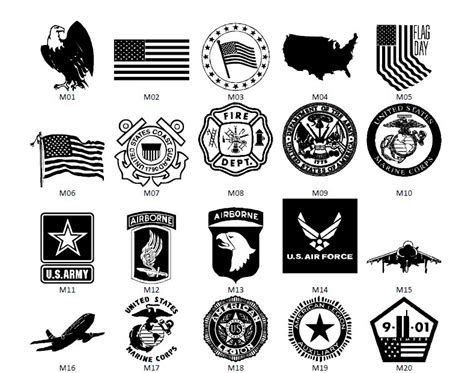 Military Branch Logos Vector - aleferreirasp