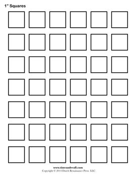 Square Templates | Blank Shape Templates| Free Printable PDF