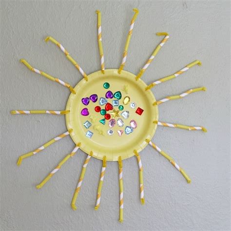 Paper Plate Sun Craft for Preschoolers - Buggy and Buddy