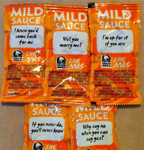 An entire conversation with Taco Bell sauce packets :) | Taco bell sauce packets, Taco bell ...