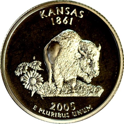 2005 S Washington State Quarter Kansas Silver Cameo Proof – Good Ole Toms