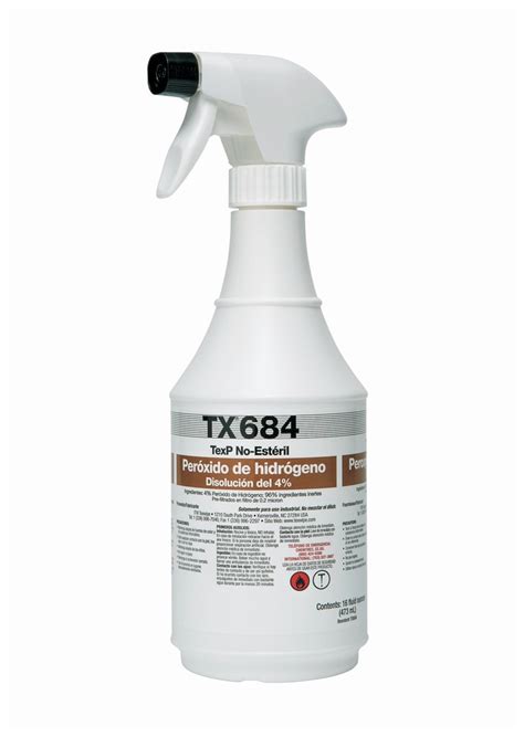 Texwipe Hydrogen Peroxide Cleaning Solution RTU conc.: 4%; 0.47L (16 oz.) | Fisher Scientific