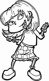 Angelica Rugrats All Grown Up Coloring Page  Wecoloringpagecom sketch template