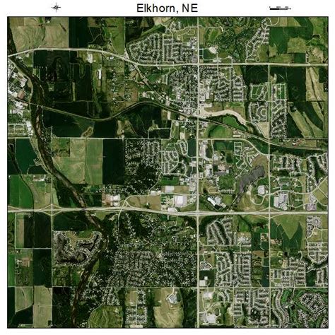 Aerial Photography Map of Elkhorn, NE Nebraska