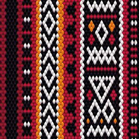 How to Weave a Bedouin Sadu Fabric Pattern Using Adobe Illustrator | Fabric patterns, Pattern ...