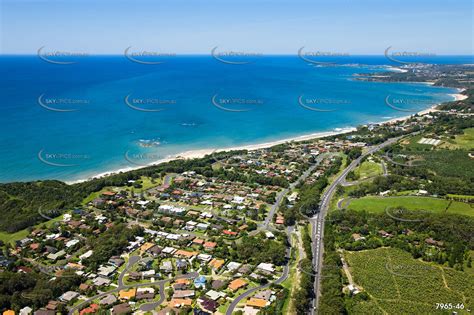 Aerial Photo Sapphire Beach NSW Aerial Photography