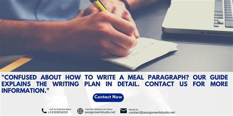 How to Write a MEAL Paragraph: Writing Plan Explained in Detail