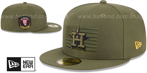 Houston Astros 2023 ARMED FORCES STARS N STRIPES Hat