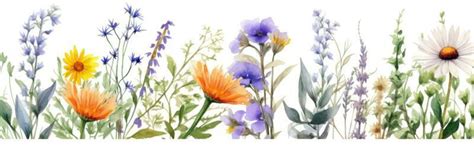 Watercolor Botanical Border Stock Photos, Images and Backgrounds for Free Download