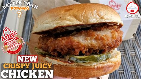 Arby's® CRISPY JUICY CHICKEN Sandwich Review! 💥💦🐔 | HAND BREADED ...