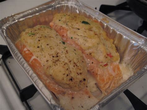 Rosie's Kitchen: Crab Stuffed Salmon