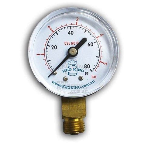 Low Pressure Gauge 0-80psi » Aussie Brewmakers